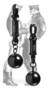 Weighted nipple clamps